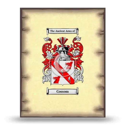 Cossom Coat of Arms Print