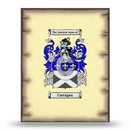 Costagan Coat of Arms Print