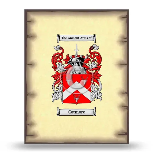 Cotmore Coat of Arms Print