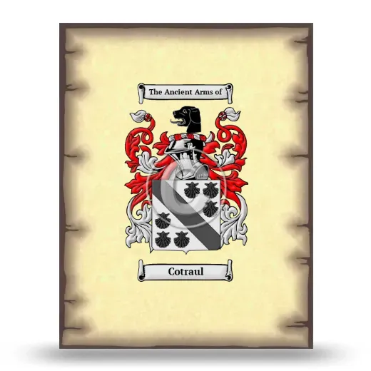 Cotraul Coat of Arms Print