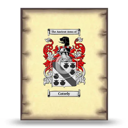Cotrely Coat of Arms Print