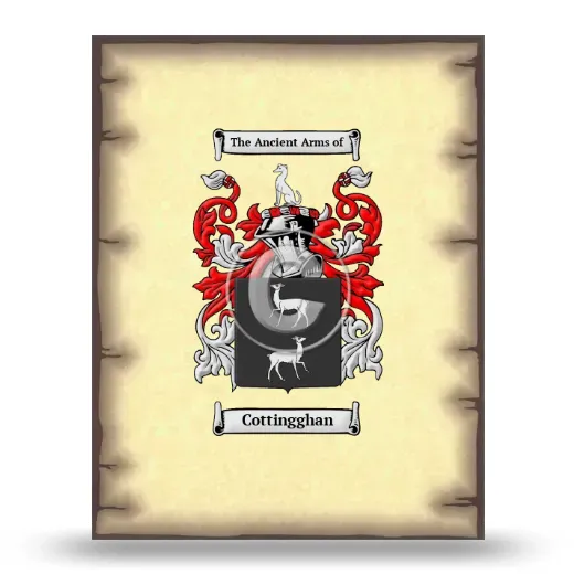 Cottingghan Coat of Arms Print