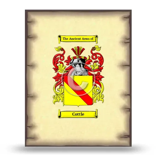 Cottle Coat of Arms Print