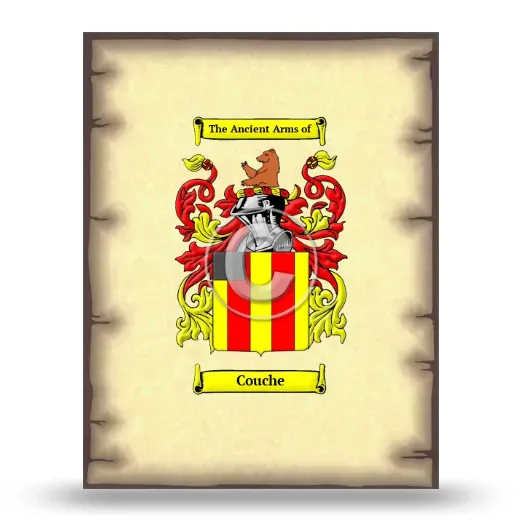 Couche Coat of Arms Print