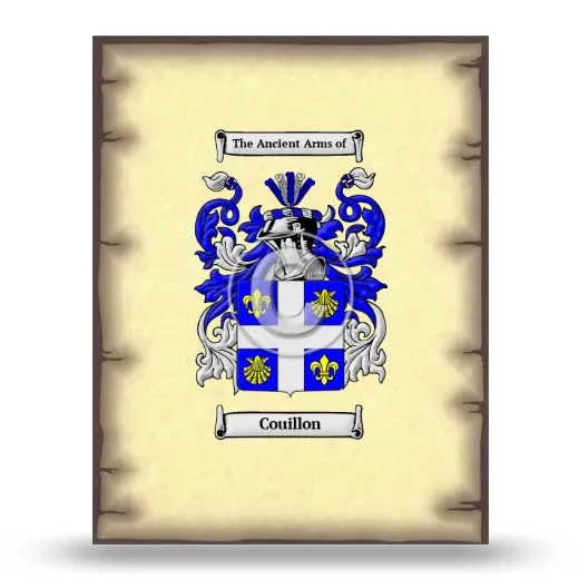 Couillon Coat of Arms Print