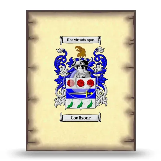 Coulisone Coat of Arms Print