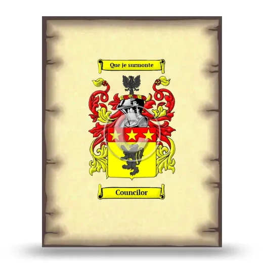 Councilor Coat of Arms Print