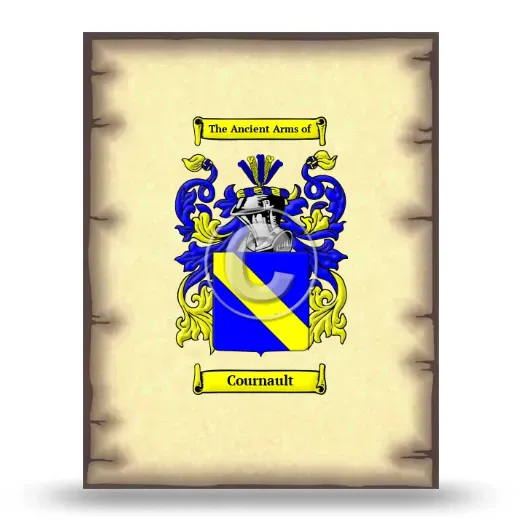 Cournault Coat of Arms Print