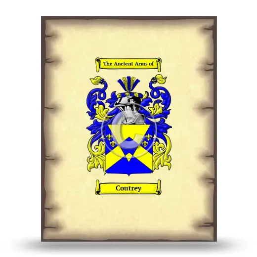 Coutrey Coat of Arms Print