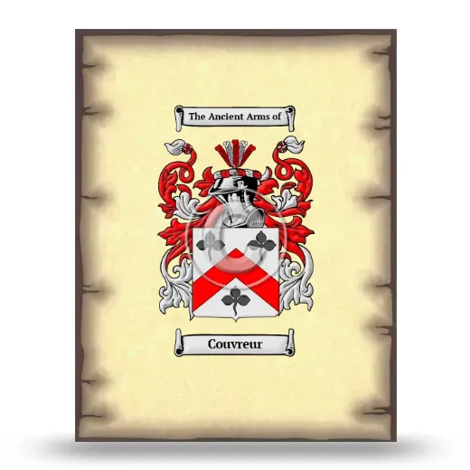 Couvreur Coat of Arms Print