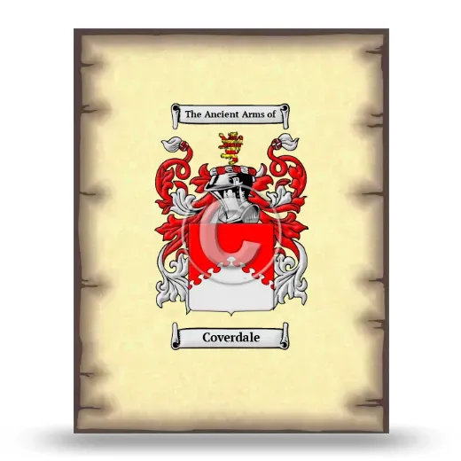 Coverdale Coat of Arms Print