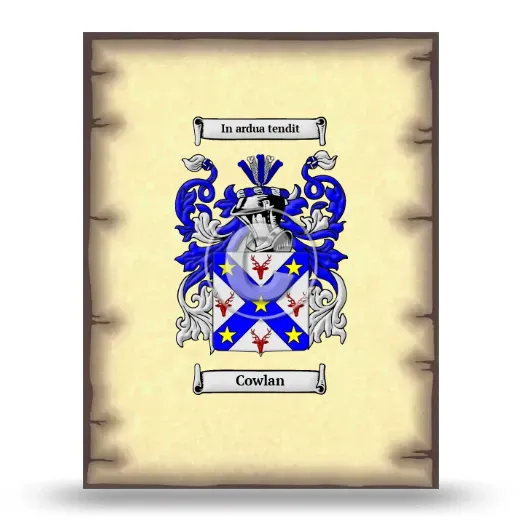 Cowlan Coat of Arms Print