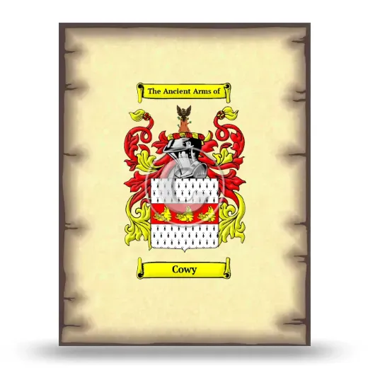 Cowy Coat of Arms Print