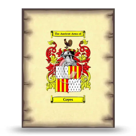 Coyes Coat of Arms Print
