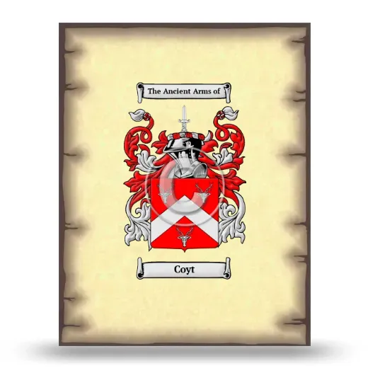 Coyt Coat of Arms Print