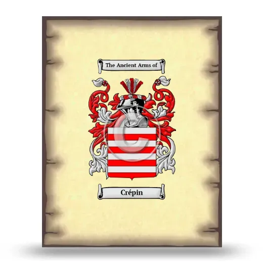 Crépin Coat of Arms Print