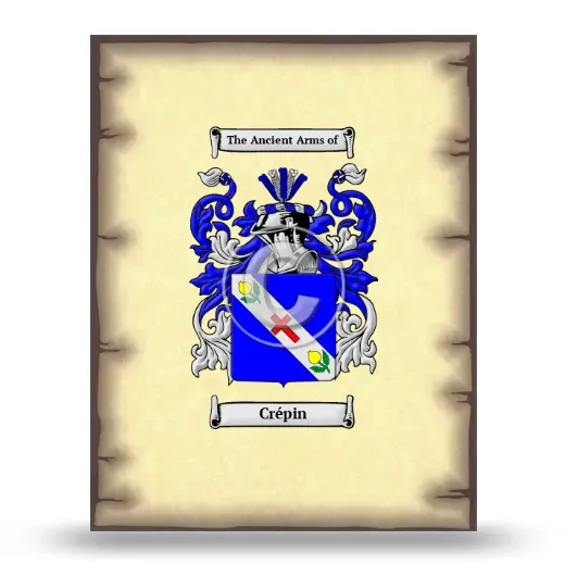 Crépin Coat of Arms Print
