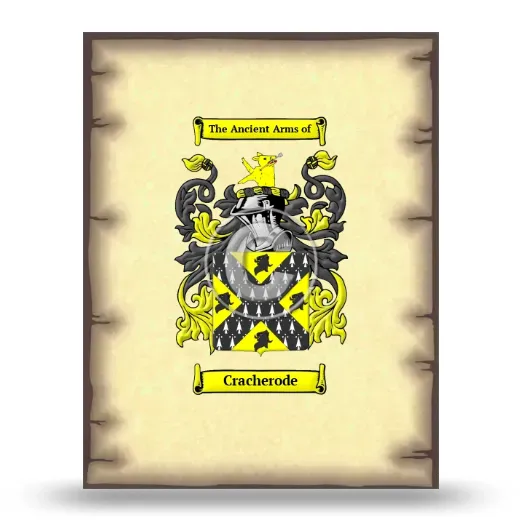 Cracherode Coat of Arms Print