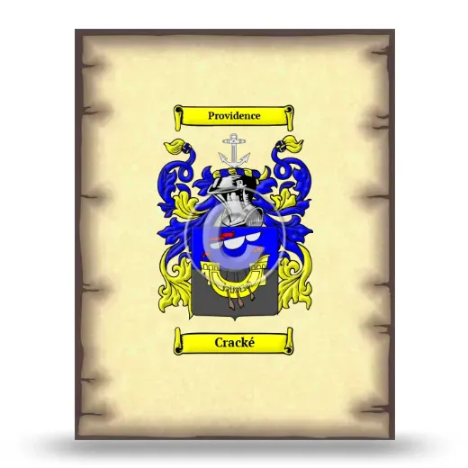 Cracké Coat of Arms Print