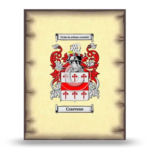 Craevene Coat of Arms Print