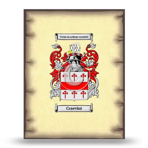 Craevint Coat of Arms Print