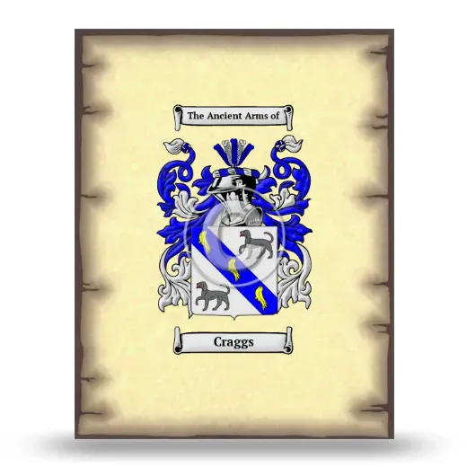 Craggs Coat of Arms Print