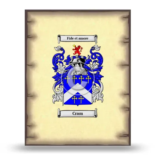 Cram Coat of Arms Print