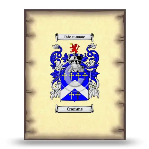 Cramme Coat of Arms Print