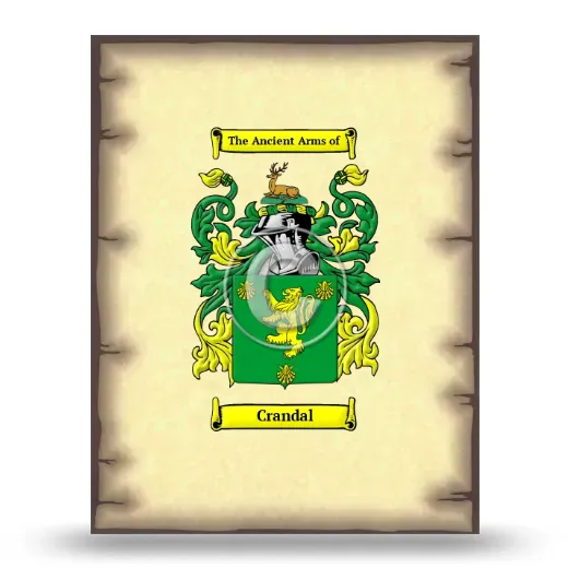 Crandal Coat of Arms Print