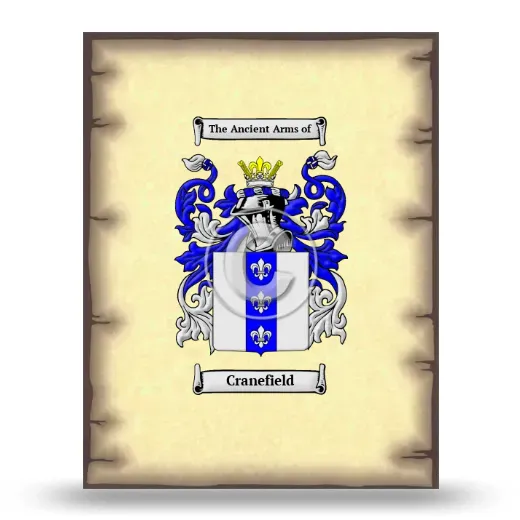 Cranefield Coat of Arms Print