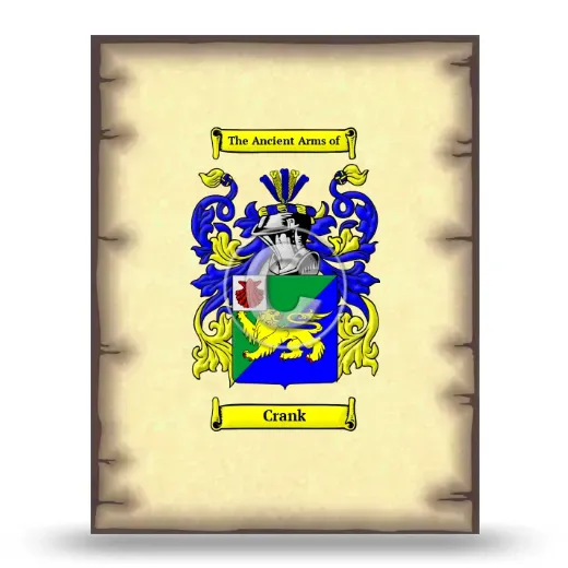 Crank Coat of Arms Print