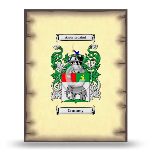 Cranney Coat of Arms Print