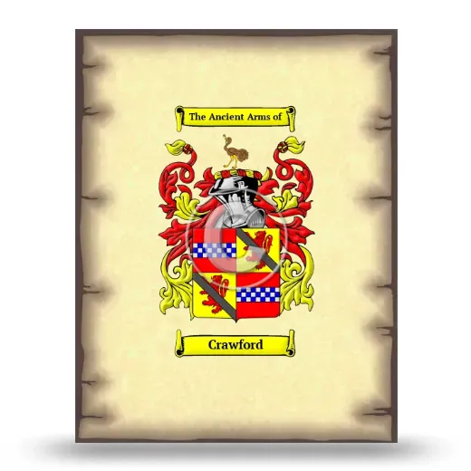 Crawford Coat of Arms Print