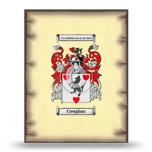 Creaghan Coat of Arms Print