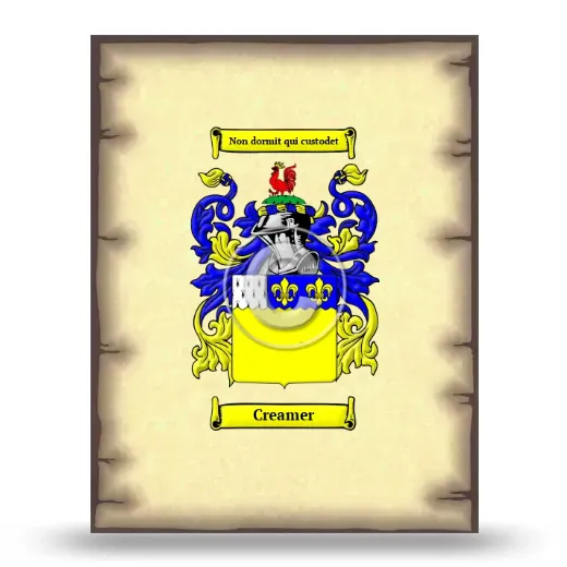 Creamer Coat of Arms Print