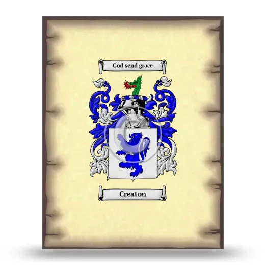 Creaton Coat of Arms Print