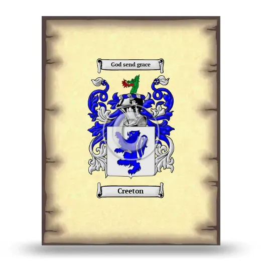 Creeton Coat of Arms Print