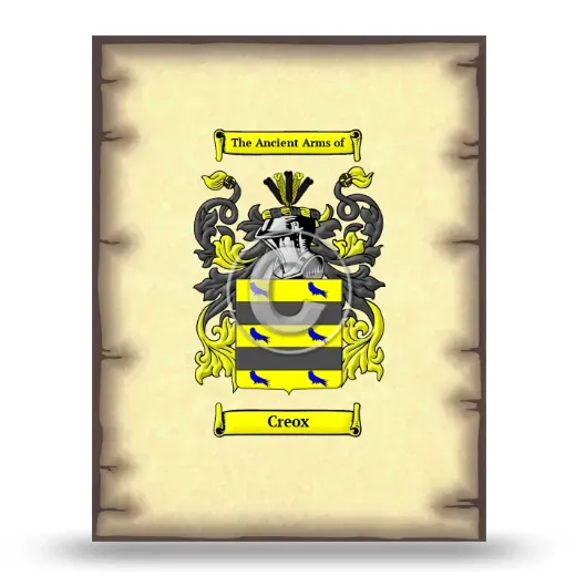 Creox Coat of Arms Print