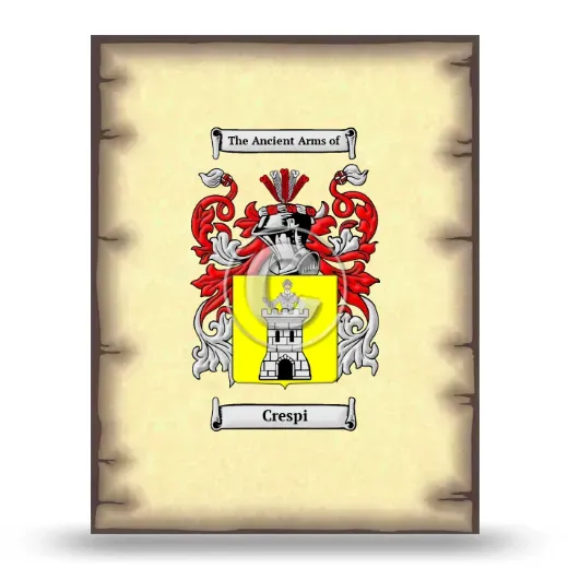 Crespi Coat of Arms Print