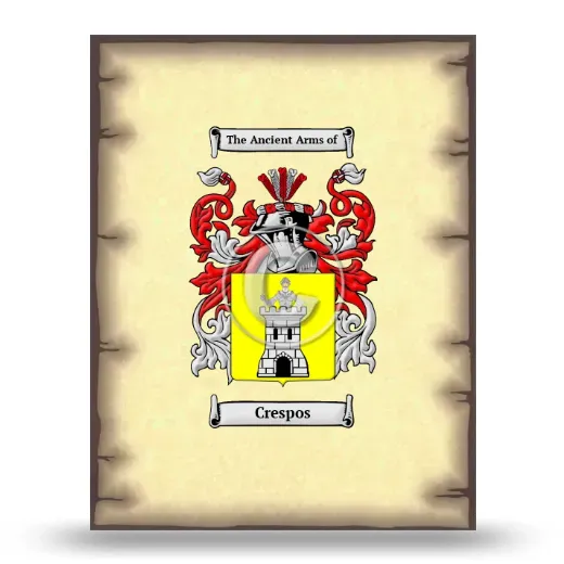 Crespos Coat of Arms Print