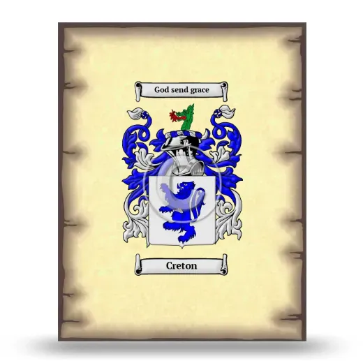 Creton Coat of Arms Print