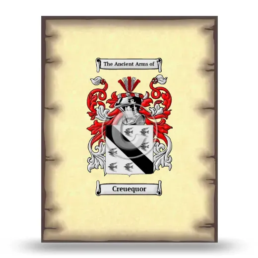 Creuequor Coat of Arms Print