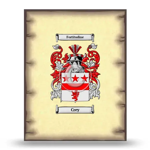 Crey Coat of Arms Print