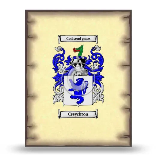 Creychton Coat of Arms Print