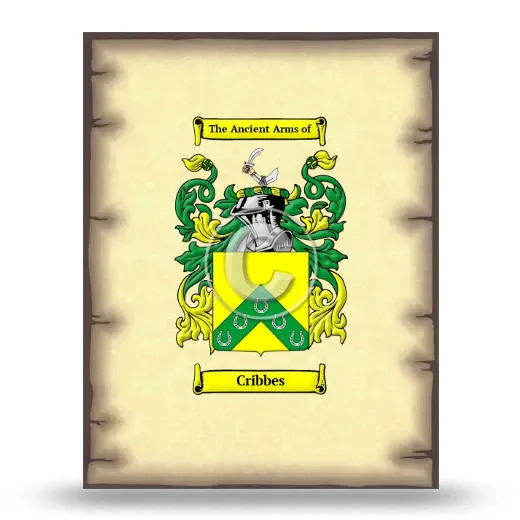 Cribbes Coat of Arms Print