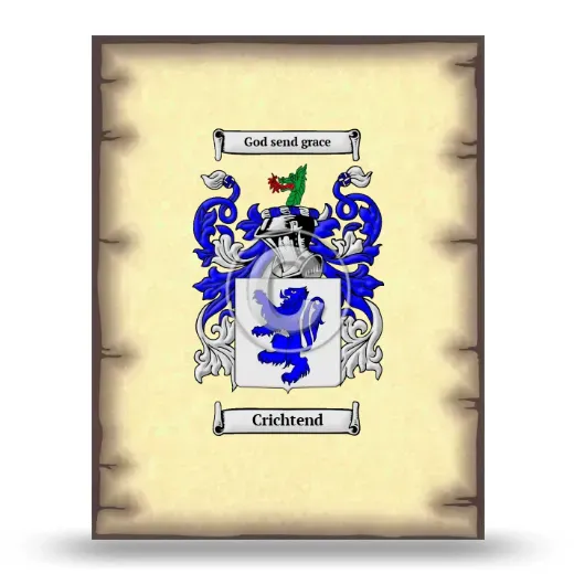 Crichtend Coat of Arms Print