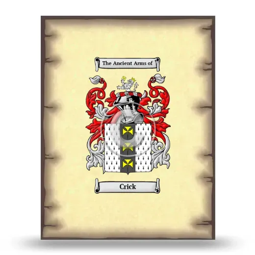 Crick Coat of Arms Print
