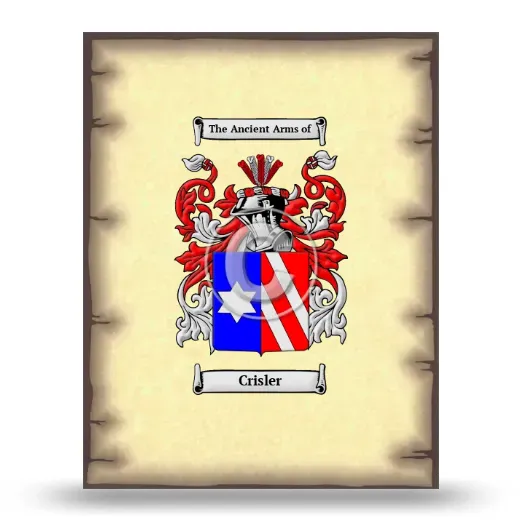 Crisler Coat of Arms Print