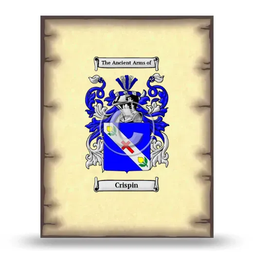 Crispin Coat of Arms Print