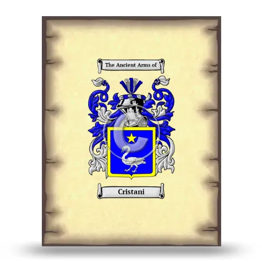 Cristani Coat of Arms Print